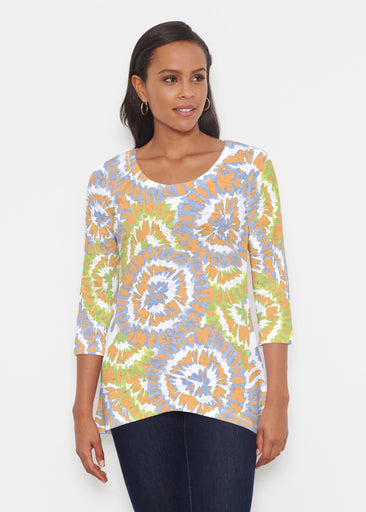 Funky Town (17277) ~ Katherine Hi-Lo Thermal Tunic