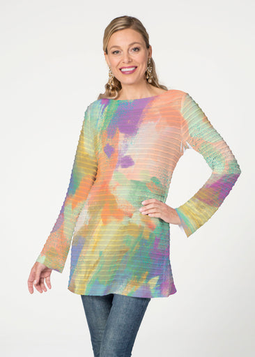 Chalk Of Dreams (17278) ~ Banded Boatneck Tunic