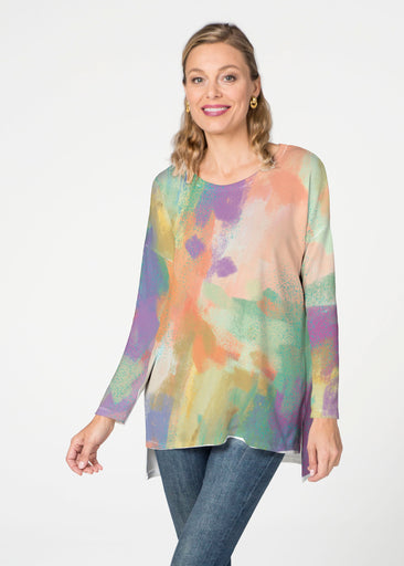 Chalk Of Dreams (17278) ~ Slouchy Butterknit Top