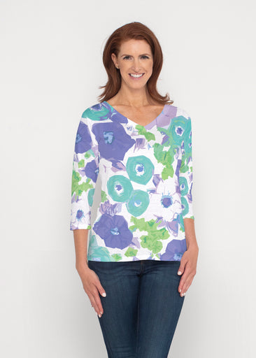 Dotsy (19202) ~ Signature 3/4 Sleeve V-Neck Top