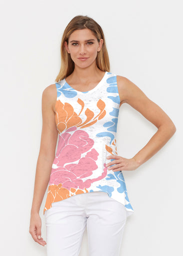 Lotus Pink/Orange (23058) ~ High-low Tank