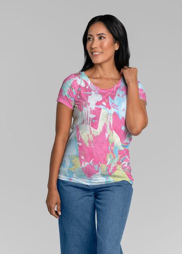 Miami Splash (26001) ~ Short Sleeve Scoop Shirt