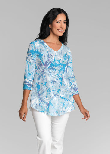 Paint Jam (26002) ~ V-neck Flowy Tunic