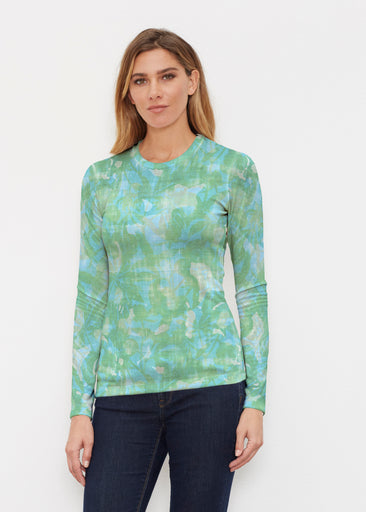Bali Batik (26003) ~ Butterknit Long Sleeve Crew Top