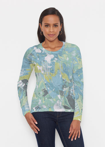 Rain forest Splash (26005) ~ Signature Long Sleeve Crew Shirt