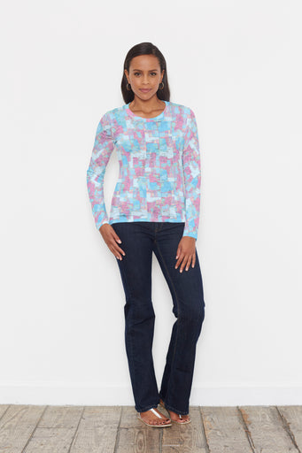 College Cutout (26008) ~ Signature Long Sleeve Crew Shirt