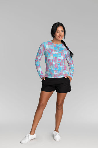 College Cutout (26008) ~ Long Sleeve Rash Guard