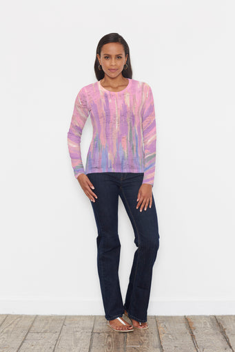 Monets Pallette (26009) ~ Signature Long Sleeve Crew Shirt