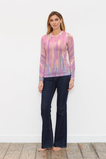 Monets Pallette (26009) ~ Butterknit Long Sleeve Crew Top