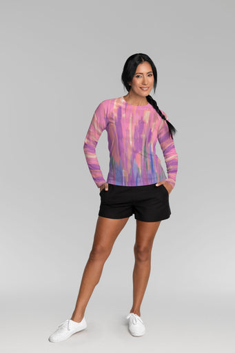 Monets Pallette (26009) ~ Long Sleeve Rash Guard