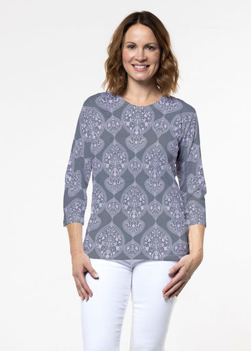Mindful Eventide (26013) ~ Signature 3/4 Sleeve Crew Neck Top
