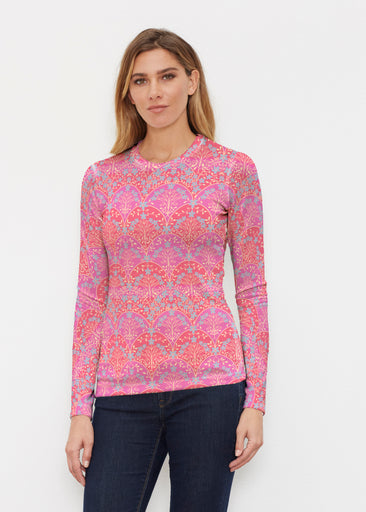 Spice Road Poppy (26014) ~ Butterknit Long Sleeve Crew Top