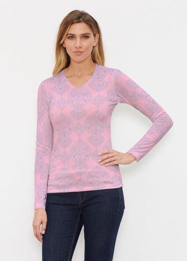 Mindful Dawn (26015) ~ Butterknit Long Sleeve V-Neck Top