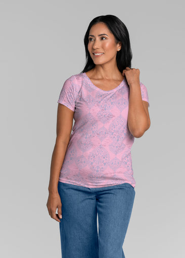 Mindful Dawn (26015) ~ Short Sleeve Scoop Shirt