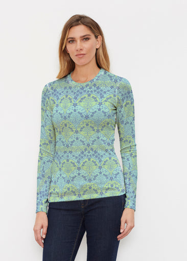 Spice Road Royal (26016) ~ Butterknit Long Sleeve Crew Top