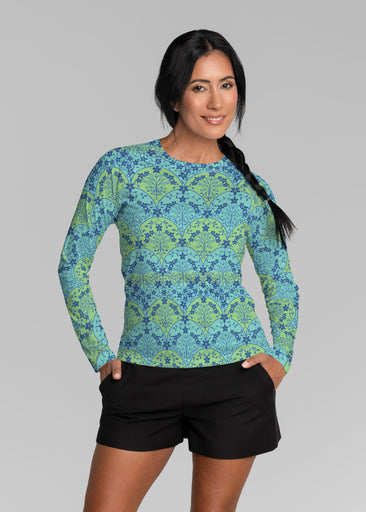 Spice Road Royal (26016) ~ Long Sleeve Rash Guard