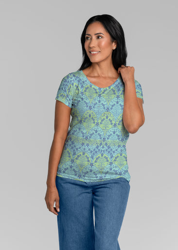 Spice Road Royal (26016) ~ Short Sleeve Scoop Shirt