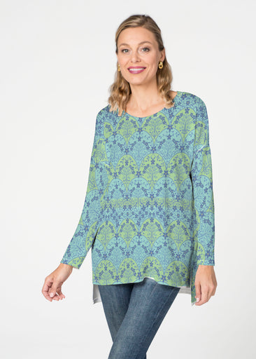 Spice Road Royal (26016) ~ Slouchy Butterknit Top