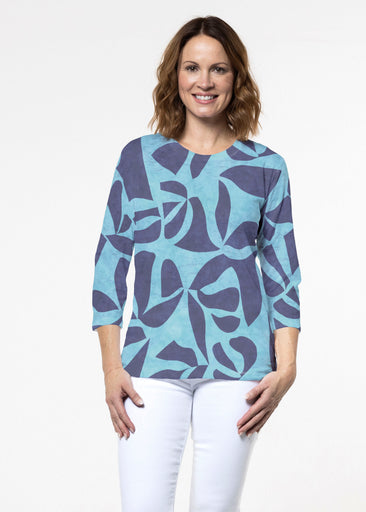 Bonhomie Surf (26017) ~ Signature 3/4 Sleeve Crew Neck Top