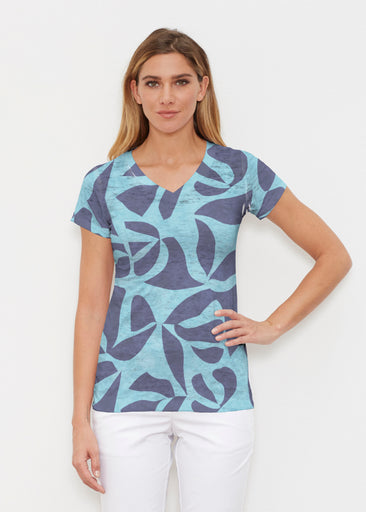 Bonhomie Surf (26017) ~ Signature Cap Sleeve V-Neck Shirt