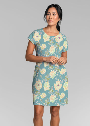 Diana Aqua (26019) ~ Lucy Tee Dress