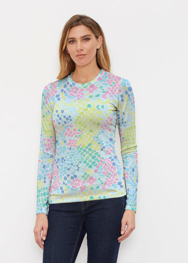 Bijou (26021) ~ Butterknit Long Sleeve Crew Top