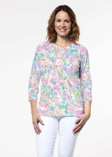 Bon Bon (26023) ~ Signature 3/4 Sleeve Crew Neck Top