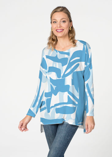 Amaze Sky (26025) ~ Slouchy Butterknit Top