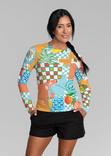 Amalfi (26027) ~ Long Sleeve Rash Guard