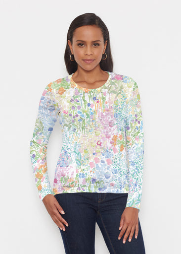 Flower Market (26028) ~ Signature Long Sleeve Crew Shirt
