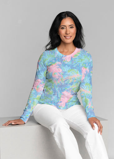 Tropical Fusion (26032) ~ Thermal Long Sleeve Crew Shirt