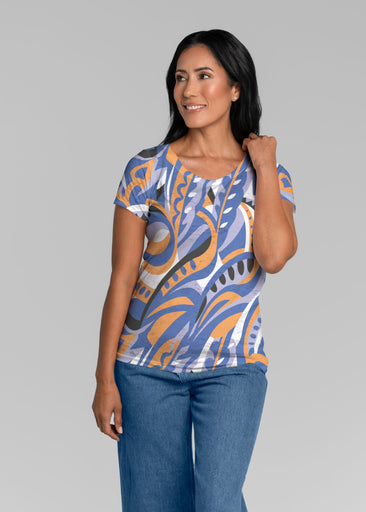 Emilio Mango (26033) ~ Short Sleeve Scoop Shirt