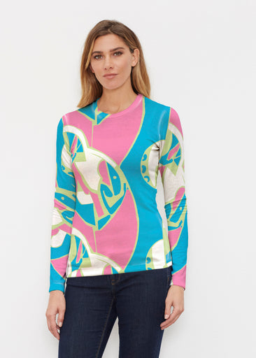 Art Deco (26039) ~ Butterknit Long Sleeve Crew Top
