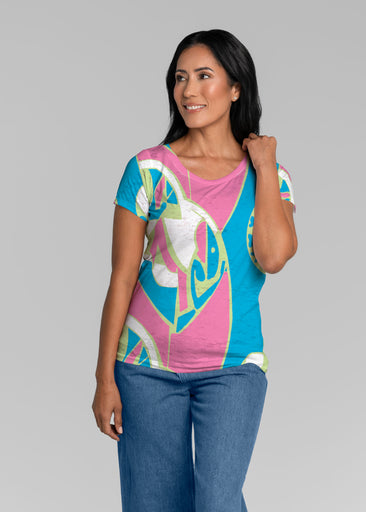 Art Deco (26039) ~ Short Sleeve Scoop Shirt