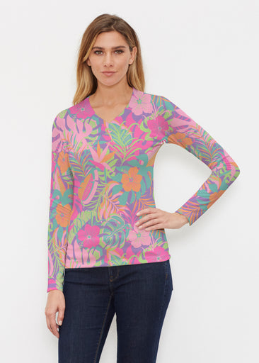 Palm Beach (26042) ~ Butterknit Long Sleeve V-Neck Top