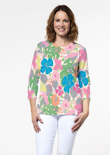 Do Re Mi (26044) ~ Signature 3/4 Sleeve Crew Neck Top