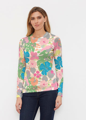 Do Re Mi (26044) ~ Butterknit Long Sleeve Crew Top