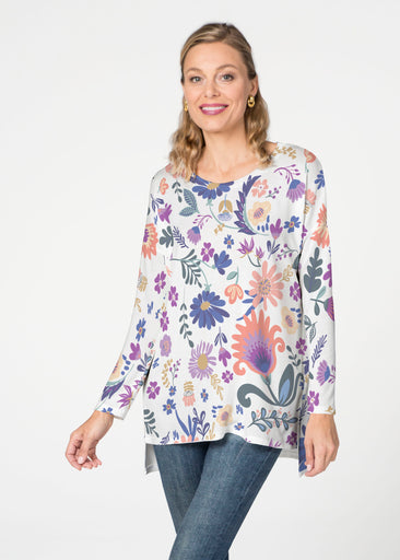 Boho Girl Crocus (26046) ~ Slouchy Butterknit Top