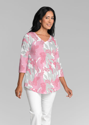 Celine (26051) ~ V-neck Flowy Tunic