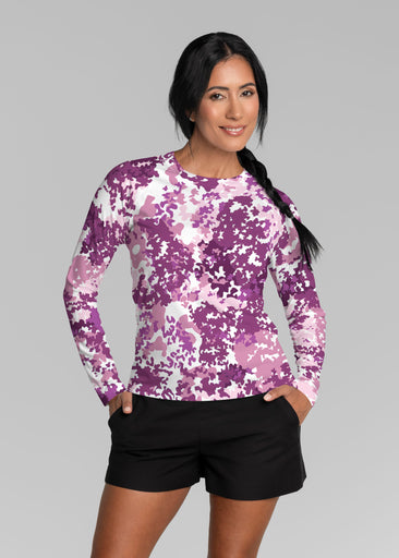 Violet Crush (26052) ~ Long Sleeve Rash Guard