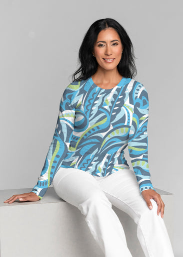 Emilio Lime (26054) ~ Thermal Long Sleeve Crew Shirt