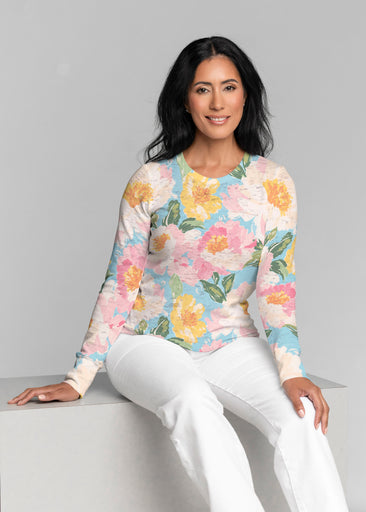 Rose Riot (26060) ~ Thermal Long Sleeve Crew Shirt