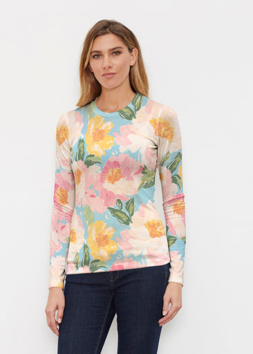 Rose Riot (26060) ~ Butterknit Long Sleeve Crew Top