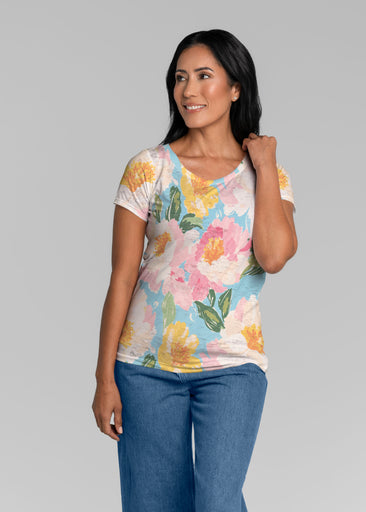 Rose Riot (26060) ~ Short Sleeve Scoop Shirt