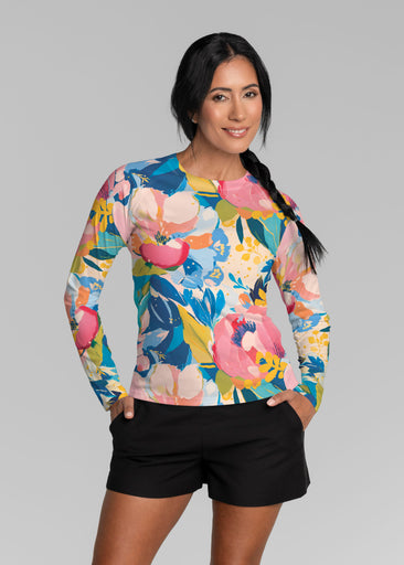 Petal Talk (26061) ~ Long Sleeve Rash Guard