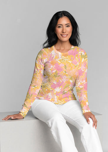 Build Me Up Buttercup (26062) ~ Thermal Long Sleeve Crew Shirt