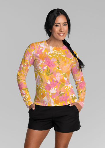Build Me Up Buttercup (26062) ~ Long Sleeve Rash Guard