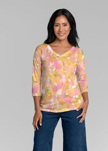 Build Me Up Buttercup (26062) ~ Signature 3/4 Sleeve V-Neck Top
