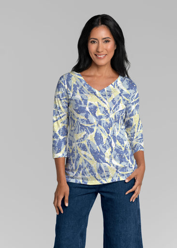Seagrass (26063) ~ Signature 3/4 Sleeve V-Neck Top