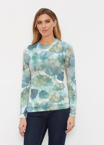 Shades of Blue (26064) ~ Butterknit Long Sleeve Crew Top